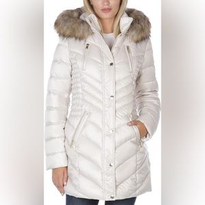 Cream winter coat